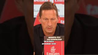 Roger Schmidt «Depois do jogo o treinador e o presidente estavam felizes» [upl. by Bracci]