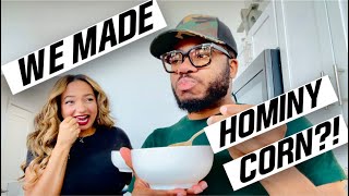 VLOG Tried making Hominy Corn [upl. by Namyl]