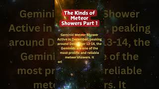 The Kinds of Meteor Shower Part 1 meteor star radiant earth asteroid shorts viralshorts [upl. by Chretien]