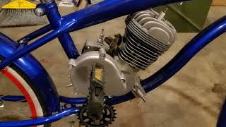 Motorized bike build fitting the engine and carb pt1 [upl. by Ellene]