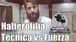 Halterofilia Técnica vs Fuerza [upl. by Secnarf]