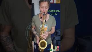 CARIN LEON PRIMERA CITA SAX altosaxophone youtubeshorts mexico [upl. by Aeriell]