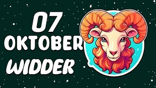 🤑ES RIECHT NACH GELD❗ ICH SEHE VIELE SCHEINE💵 WIDDER ♈ HEUTE 7 Oktober 2024 [upl. by Llesig]