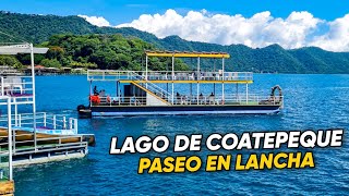 Cómo es el Lago de Coatepeque El Salvador 🇸🇻  La Octava Maravilla del Mundo  Paseo en lancha [upl. by Nothgiel]