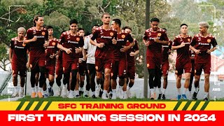 SFC Training Ground  First Training Session in 2024 [upl. by Andree176]