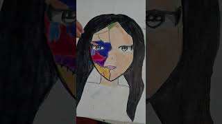 Art Competition 2024 Razielas PTA Reflection Accepting My Imperfection fineart youngartist [upl. by Ainoda]