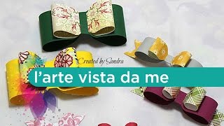 Fiocchi di carta fai da te con Envelope punch boardPaper bow TutorialPackagingScrap tutorial [upl. by Llewej828]