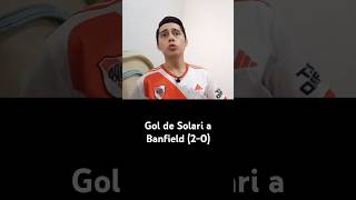 Gol de Pablo Solari a Banfield 20 2024 reacción riverplate banfield ligaargentina [upl. by Ehsrop]