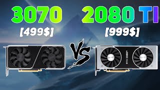 RTX 3070 vs RTX 2080 TI  RTX 2080 TI vs RTX 3070  1080P 1440P amp 4K Benchmarks [upl. by Debee694]