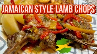 JAMAICAN STYLE LAMB CHOPS  PLANTAIN amp IRISH  M dot R  Cook amp Vibe [upl. by Inattirb990]