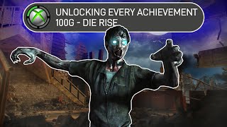 Unlocking EVERY ZOMBIES ACHIEVEMENT on DIE RISE [upl. by Ttam426]