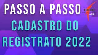 SE CADASTRANDO E ACESSANDO O REGISTRATO EM 2022 [upl. by Nadroj]