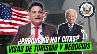 Por estas RAZONES están DEMORANDO las CITAS para VISAS BIB2 🇺🇸 [upl. by Ybab]