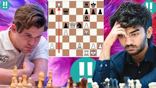 Magnus Carlsen vs Gukesh D 15 [upl. by Paresh]