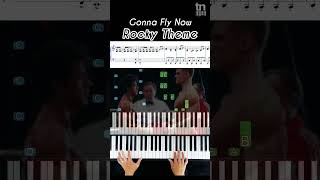 Rocky Theme Song Gonna Fly Now Piano Tutorial [upl. by Moule768]