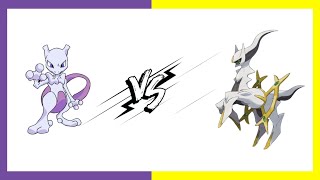 🔥Mewtwo vs Arceus🔥  No te lo vas a CREER ¿Quién ganará [upl. by Fayre101]