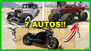 ✔️Donde encontrar CARROS OCULTOS GTA 5  Ubicación de coches GTA V Carros chidos escondidos [upl. by Salvidor214]