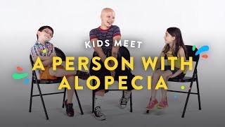 Kids Meet a Person with Alopecia  Kids Meet  HiHo Kids [upl. by Lavoie]