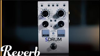 DigiTech SDRUM AutoDrummer Pedal  Reverb Demo [upl. by Wanonah67]