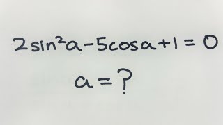 Q466  Trigonometry  Sine  Cosine  Quadratic Equation [upl. by Eardnoed]