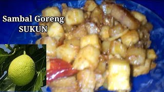 Hanya 3 menitide masakan untuk sahur dan berbuka sambal goreng sukun [upl. by Akinad269]