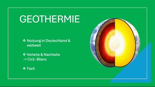 Geothermie  Erklärvideo  Meena Manivannan [upl. by Yatnohs]