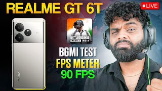 Testing BGMI in Realme GT 6T with FPS Meter  Gaming Pathshala [upl. by Goode]