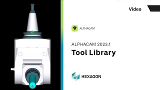 Tool Library  ALPHACAM 20231 [upl. by Repooc241]