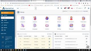 Tutorial Abantecart Part 2 [upl. by Teuton]