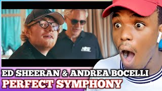 First Time Reacting To  Ed sheeran perfect Symphony with Andrea Bocelli edsheeran andreabocelli [upl. by Tolkan]