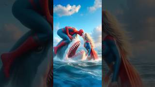 Spiderman can train whales and sharks short spiderman superhero [upl. by Lisa]