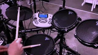 TOURTECH TT22M Portable Electronic Drum Kit  SOUND BITE [upl. by Ielarol]