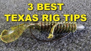 The Best Texas Rig Tips Because They Work  Bass Fishing [upl. by Marieann492]