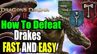 How To Defeat Drakes FAST And EASY In Dragons Dogma 2 [upl. by Emelia]