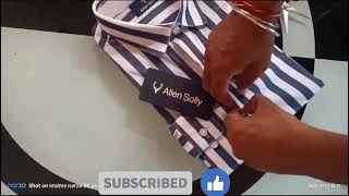 UNBOXING OF ALLEEN SOLLY SHIRTBOX OF SURPRISE [upl. by Lederer]