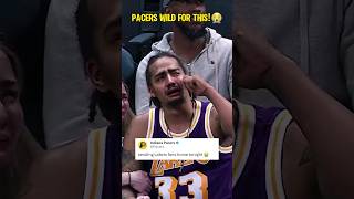 Pacers did Lakers Fans DIRTY😭 [upl. by Eniamerej]