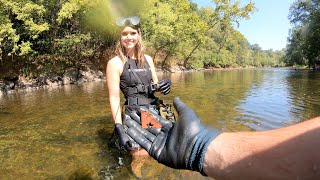 Metal Detecting the River We Found Over 37 LBS of Buried Treasures [upl. by Airogerg]