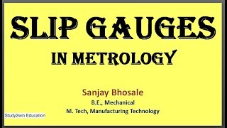 Slip gauges in metrology with numerical [upl. by Renckens964]