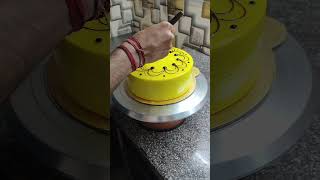 Multi colour cake  cake recipe birthday cake viralvideo youtubeshorts shorts cake trending [upl. by Howey]