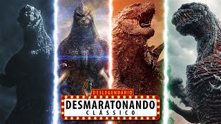 Desmaratonando Todos os filmes de Godzilla  A Saga completa do Rei dos Monstros 1954  2019 [upl. by Ahcire]