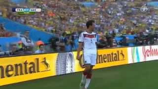 Viertelfinale WM 2014  Deutschland  Frankreich  Tor Hummels  04072014 [upl. by Suidaht708]