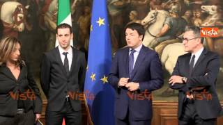 RENZI NIBALI E UN SIMBOLO PER LITALIA 281014 [upl. by Il]