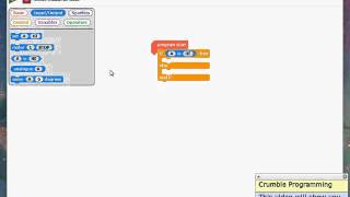 Crumble Programming Control a Sparkle with a Switch [upl. by Bibbye]