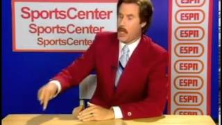 Anchorman  Ron Burgundys ESPN Audition [upl. by Navad]