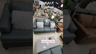 Leather Sofa on promotion at Xlnc Furniture [upl. by Anelej295]