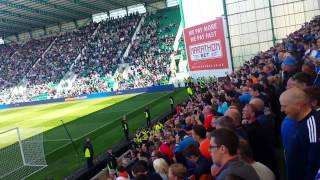 Hibernian v Rangers Fans doing bouncy [upl. by Rakso290]