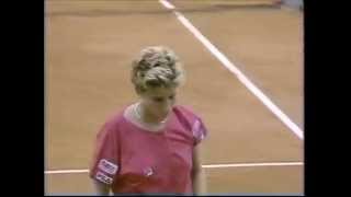 Gabriela Sabatini v Monica Seles French Open 1991 pt1 [upl. by Alamap]