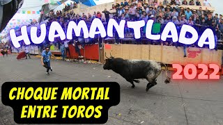 HUAMANTLADA 2022  Fiesta Taurina Choque entre Toros [upl. by Peggi]