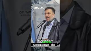 Premio Comunas a la Renovación Política en el Congreso de la Nación al compañero Martin Ayerbe [upl. by Cammy]