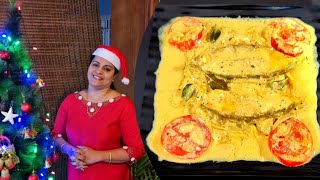 Fish Molee Kerala style  Xmas Special Fish Molee Fish Molee Recipe in Malayalam  ഫിഷ് മോളി [upl. by Nahtam]